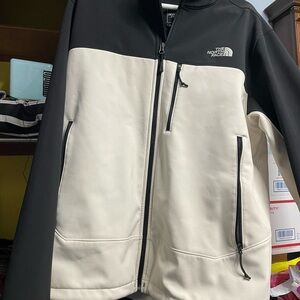 The North Face Men's Black and Cream Performance Jacket